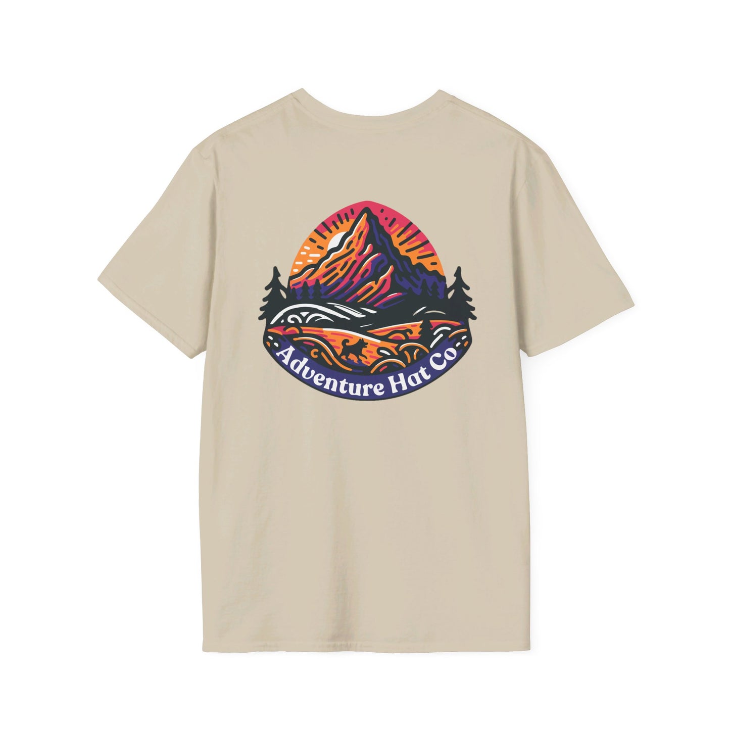 Adventure Hat Co Colorful Mountains Unisex Soft style T-Shirt