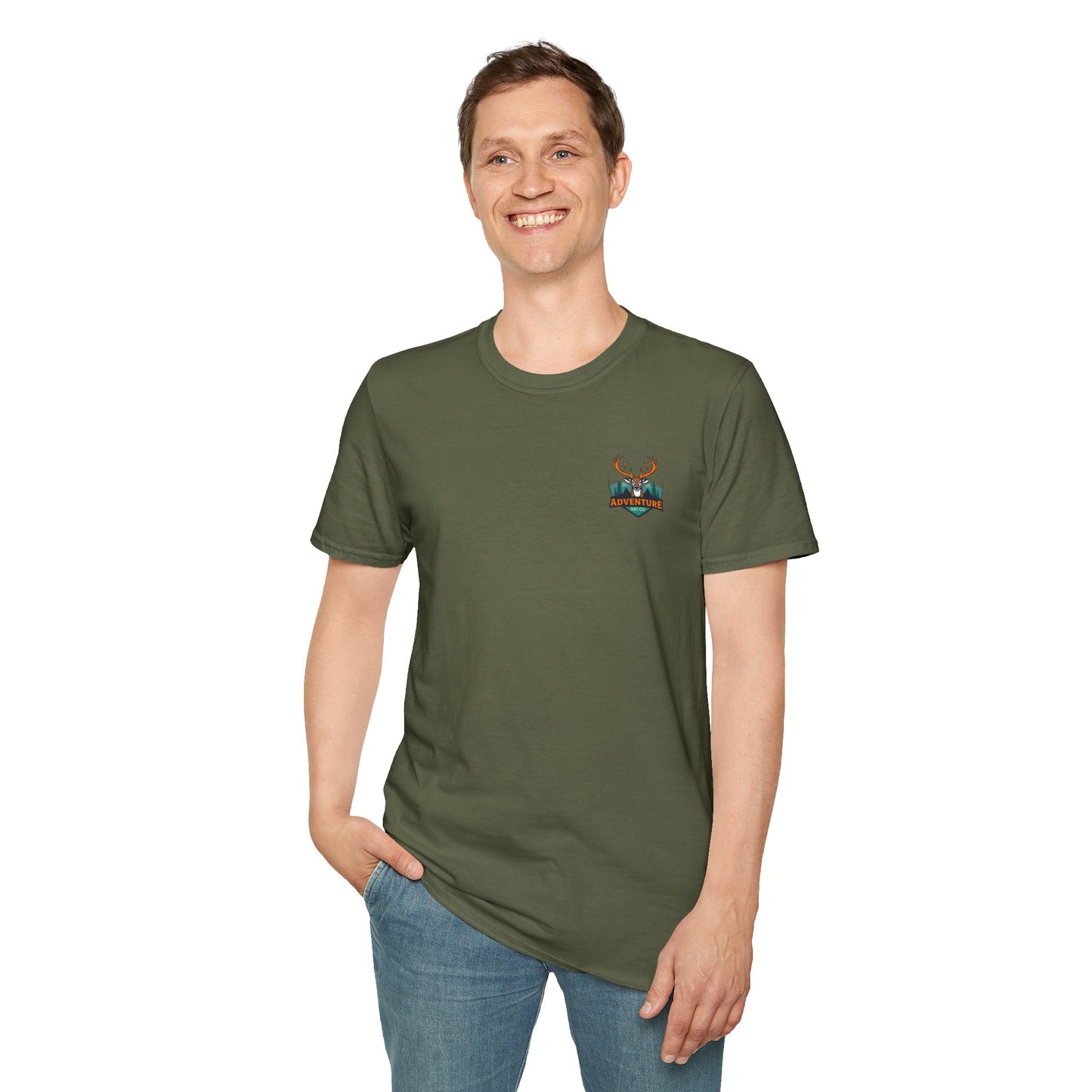 Adventure Hat Co Deer Shirt Unisex Softstyle T-Shirt