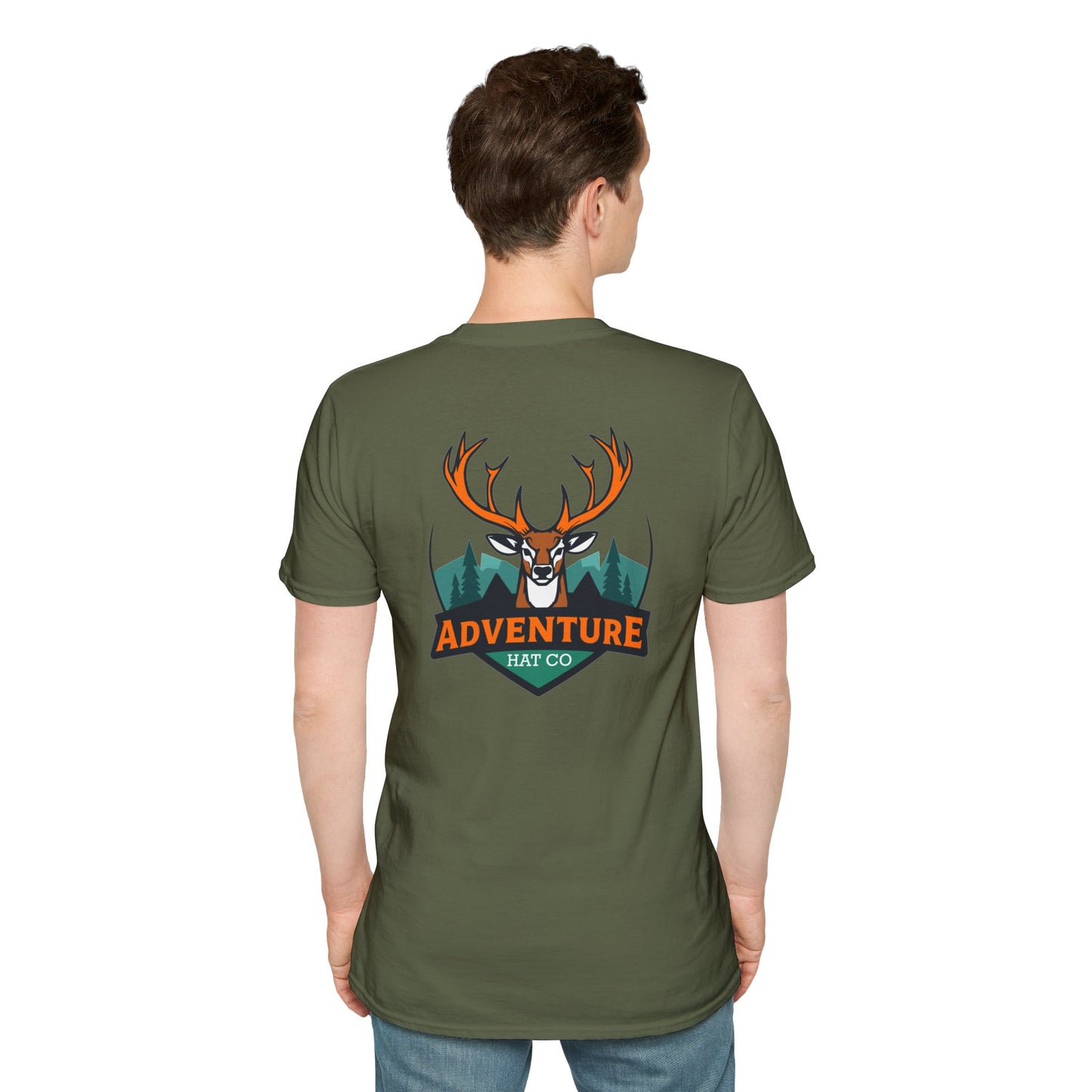 Adventure Hat Co Deer Shirt Unisex Softstyle T-Shirt