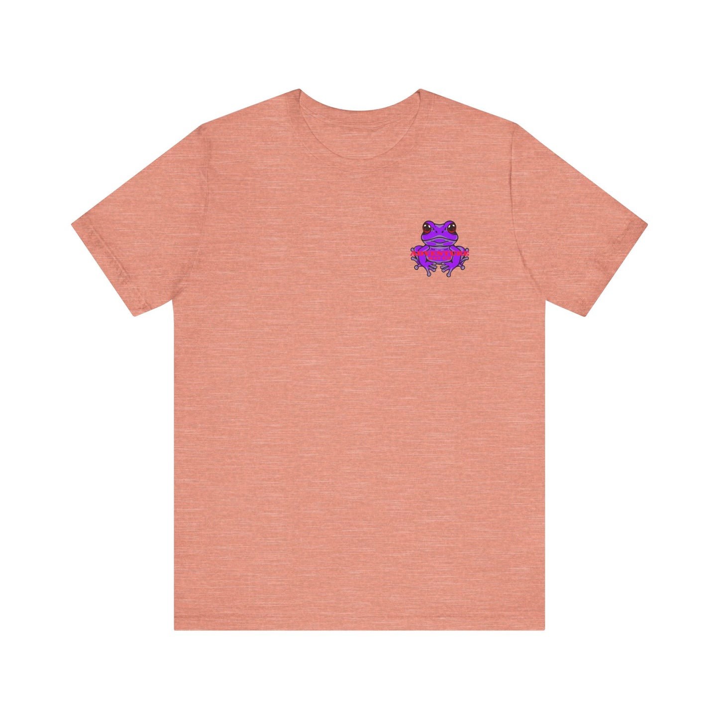 Adventure Hat Co Purple Frog Shirt Unisex Jersey Short Sleeve Tee