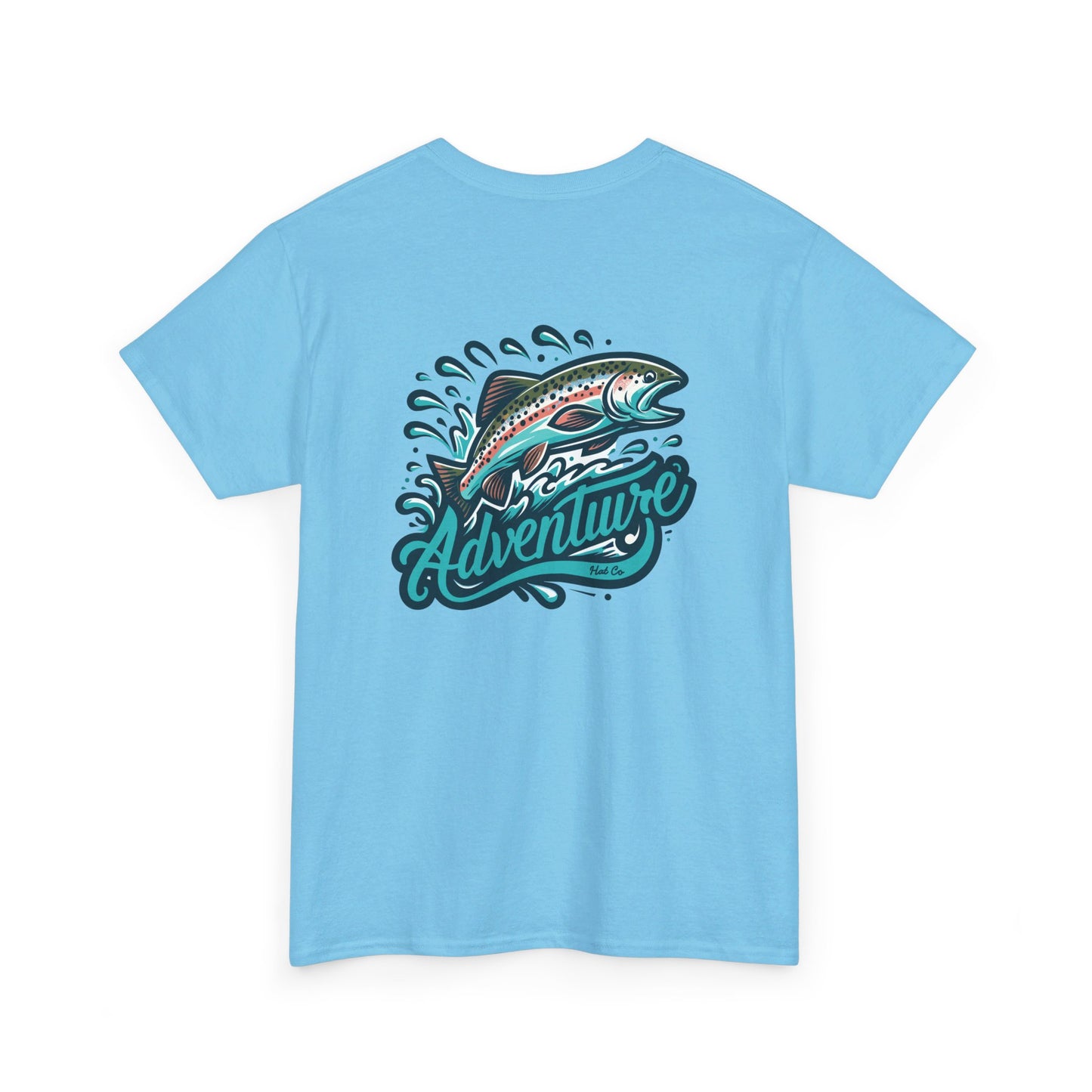 Adventure Hat Co Rainbow Trout Unisex Heavy Cotton Tee