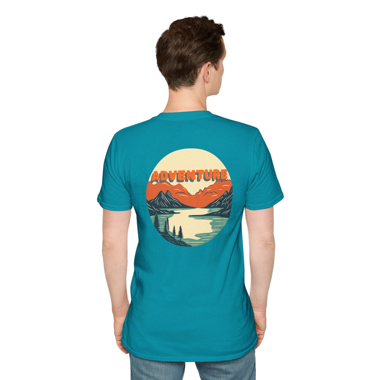 Adventure Hat Co Mountain Neutral Colors Unisex Soft style T-Shirt