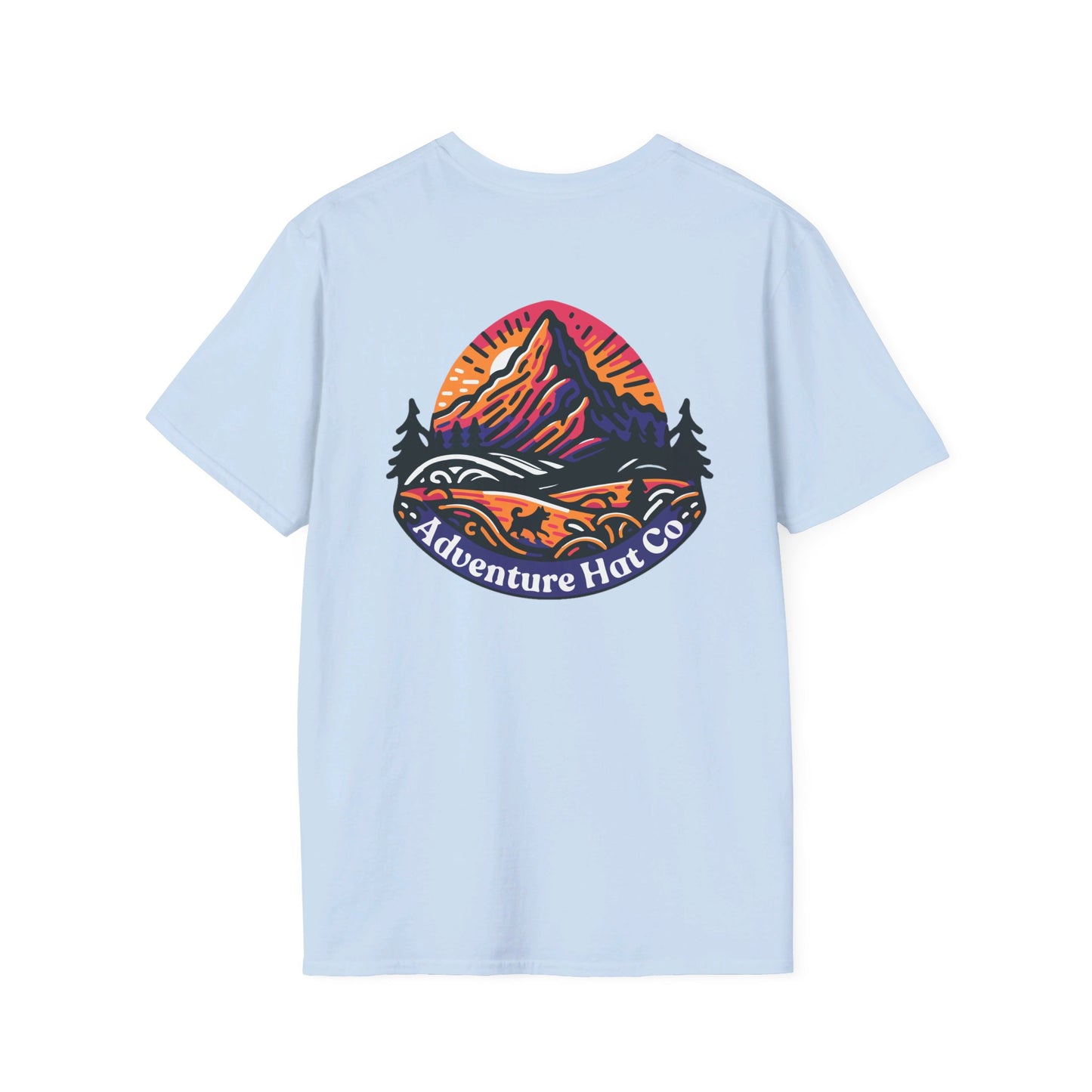 Adventure Hat Co Colorful Mountains Unisex Soft style T-Shirt