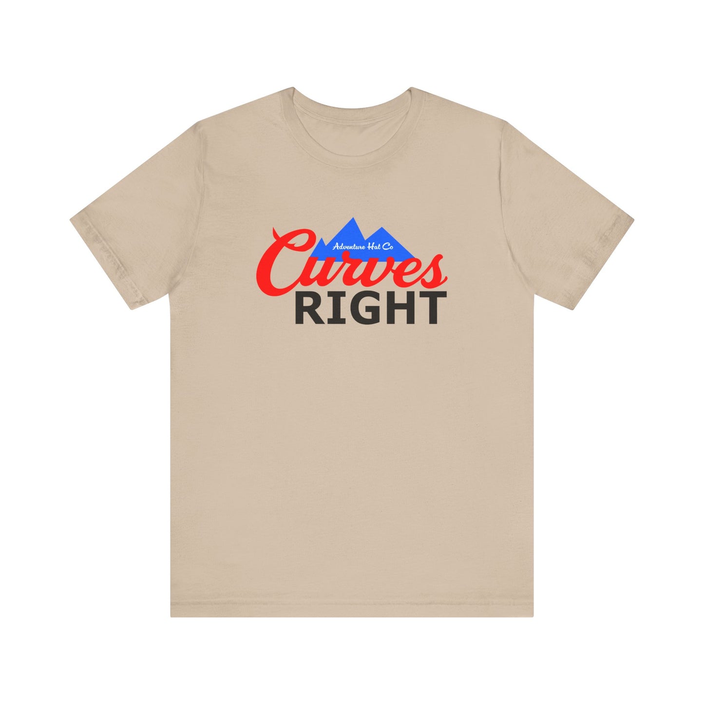 Funny Golf Curves Right T-Shirt for Dads and Golfers