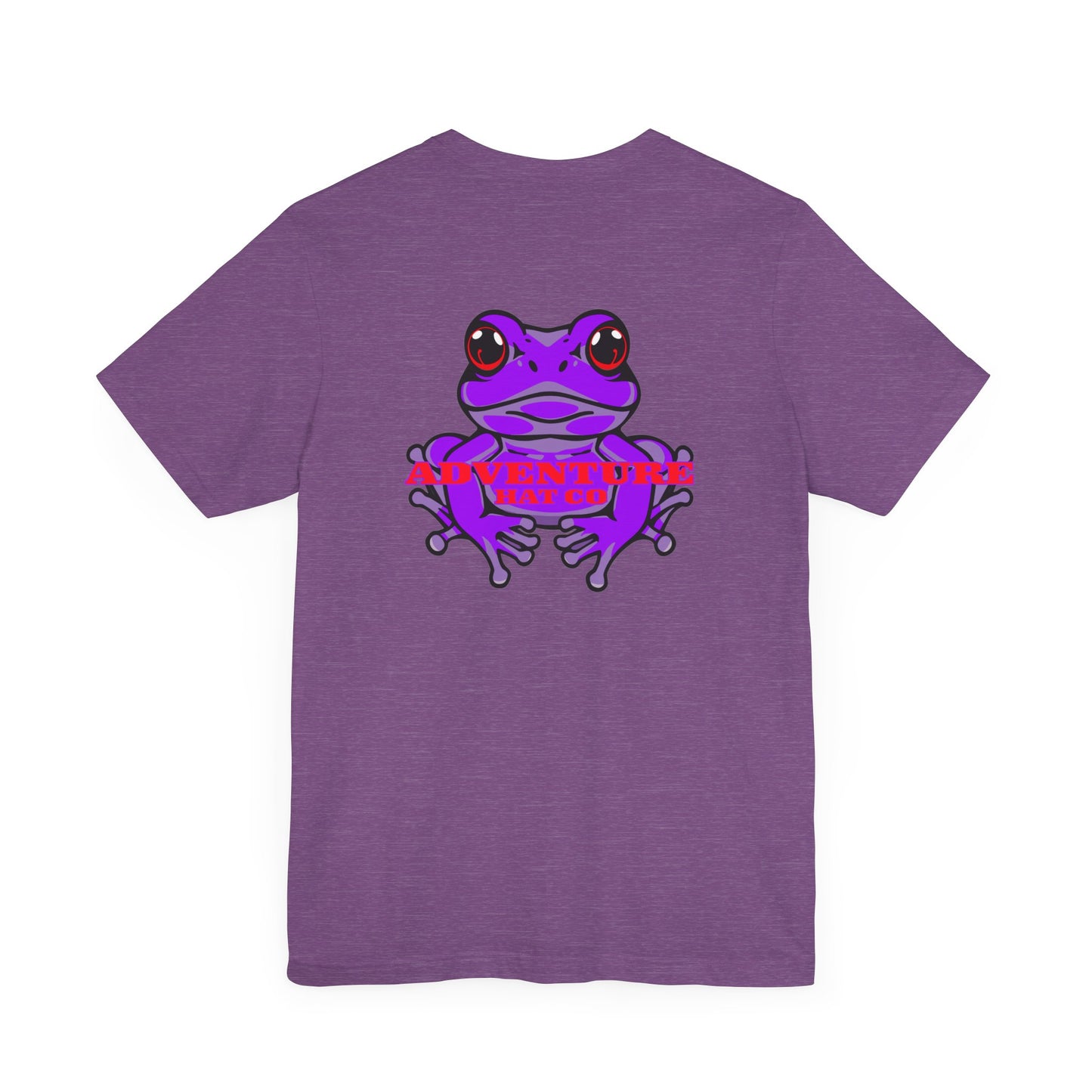 Adventure Hat Co Purple Frog Shirt Unisex Jersey Short Sleeve Tee