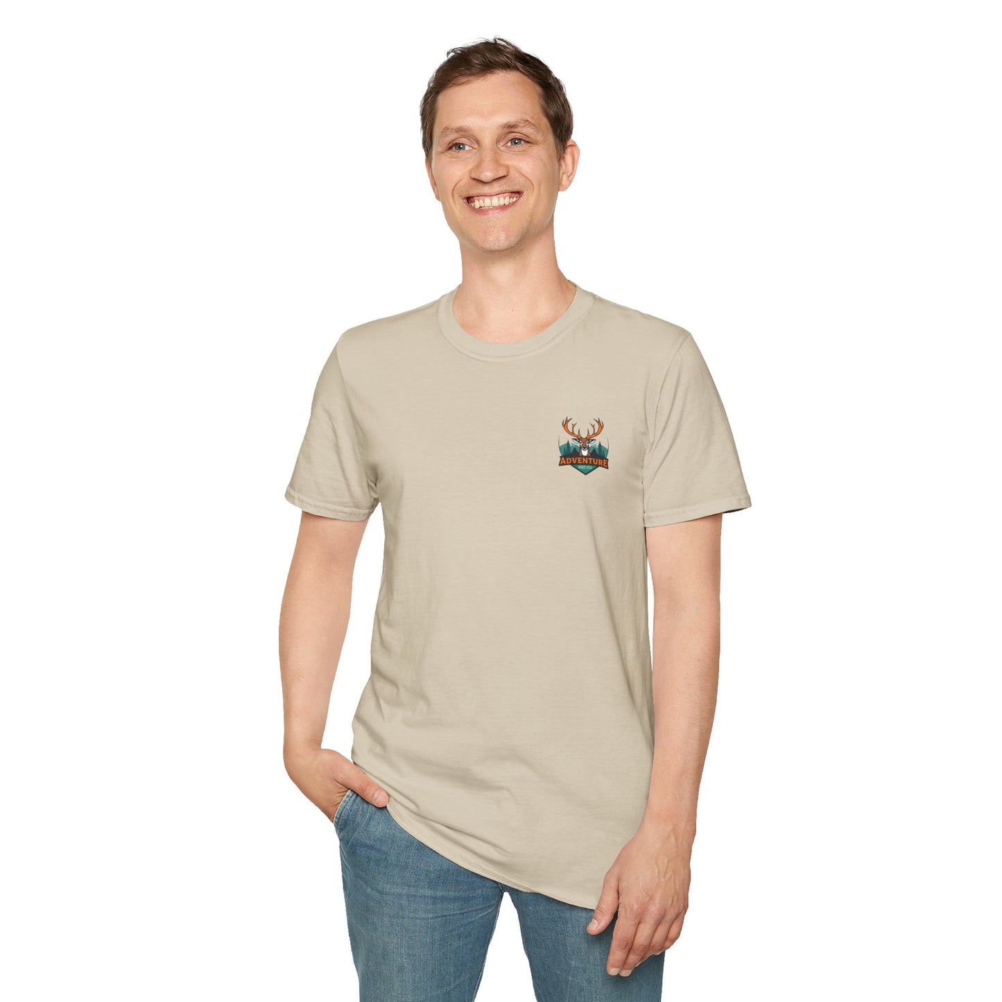 Adventure Hat Co Deer Shirt Unisex Softstyle T-Shirt