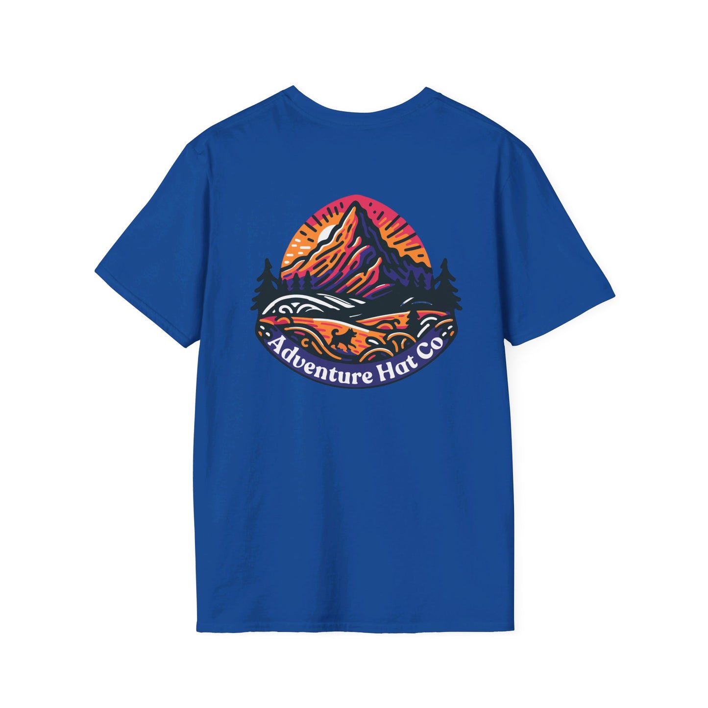 Adventure Hat Co Colorful Mountains Unisex Soft style T-Shirt