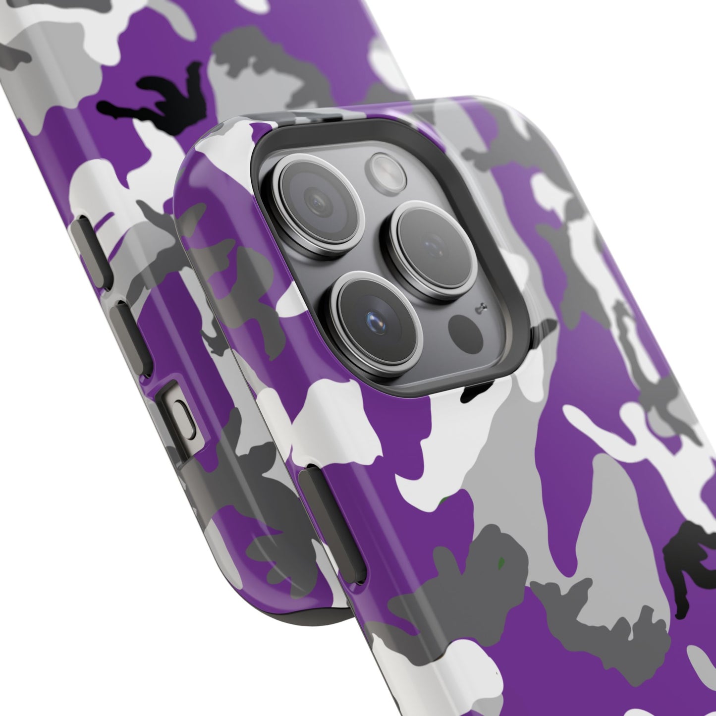 iPhone Case - Adventure Hat Co Purple Camo Impact-Resistant Case for 16, 15, and 14 Models