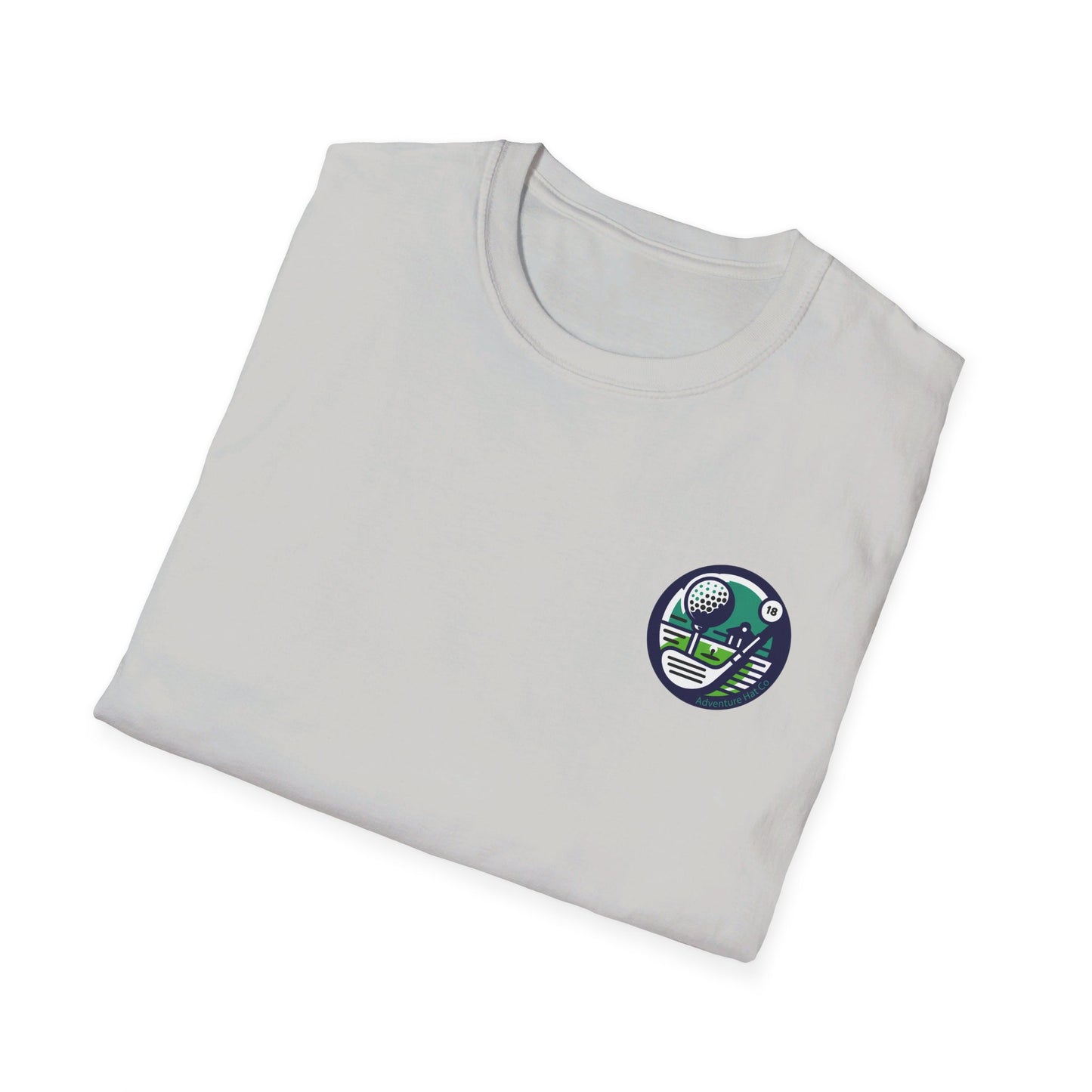 Adventure Hat Co Golf Design Unisex Softstyle T-Shirt