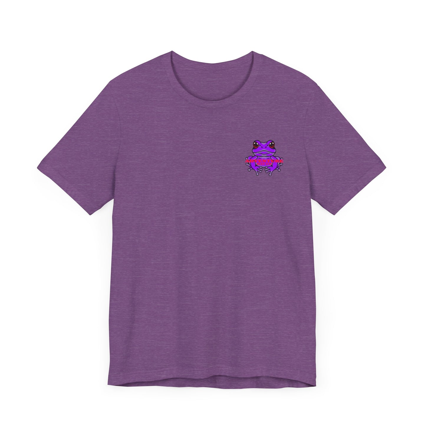 Adventure Hat Co Purple Frog Shirt Unisex Jersey Short Sleeve Tee