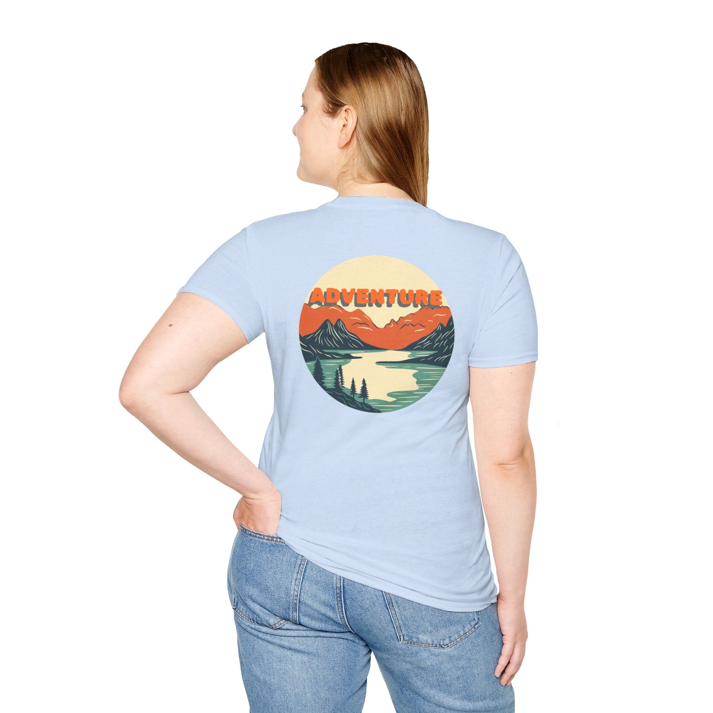 Adventure Hat Co Mountain Neutral Colors Unisex Soft style T-Shirt