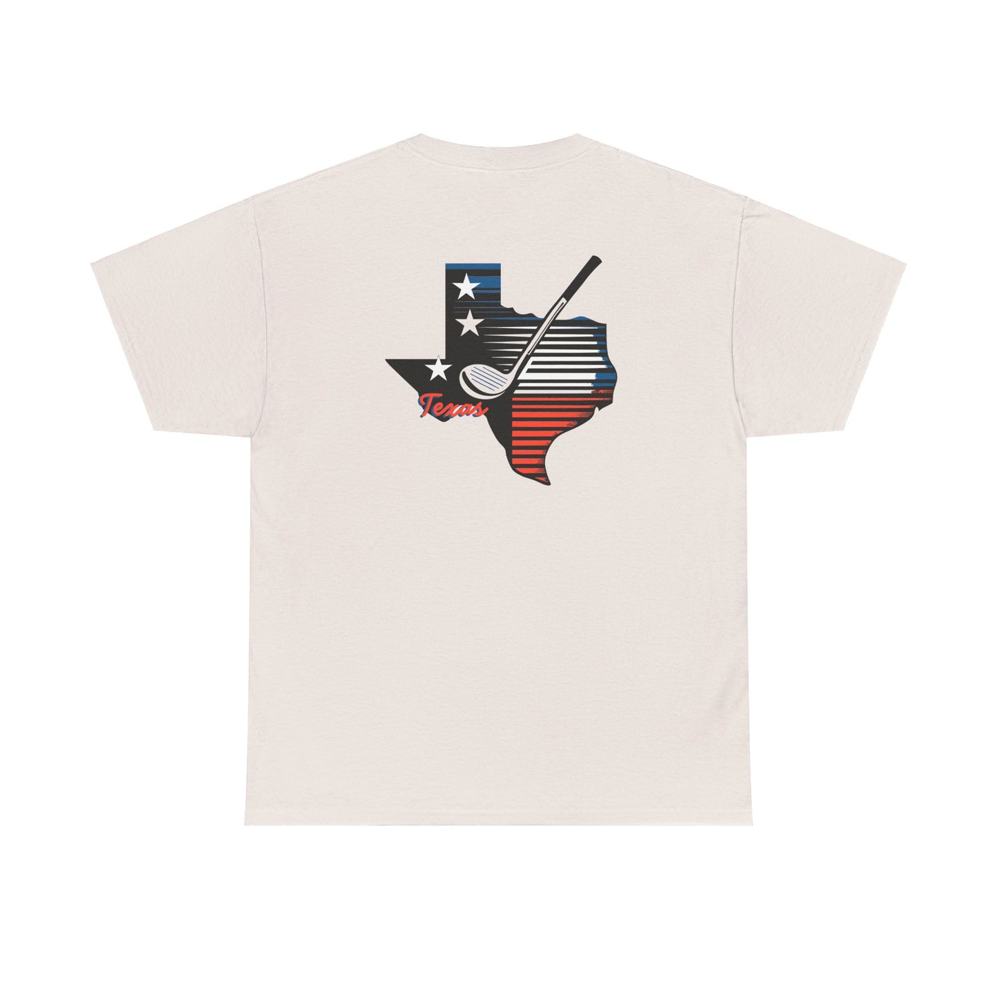 Adventure Hat Co Golf Texas T-Shirt Unisex Heavy Cotton Tee