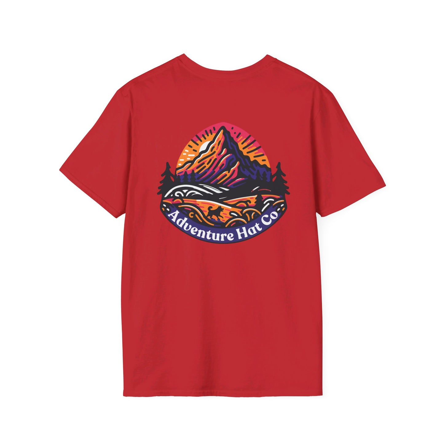 Adventure Hat Co Colorful Mountains Unisex Soft style T-Shirt