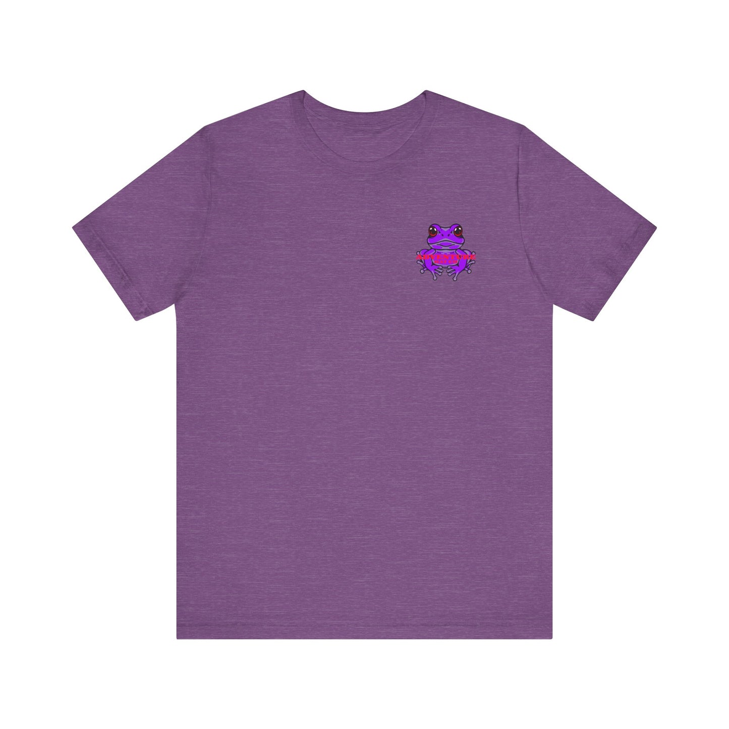 Adventure Hat Co Purple Frog Shirt Unisex Jersey Short Sleeve Tee