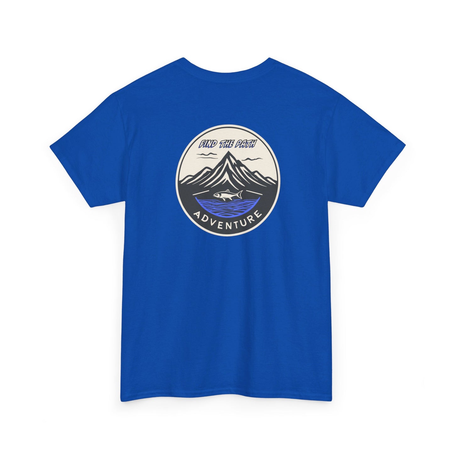 Find the Path Fish in the Mountains Unisex Heavy Cotton Tee