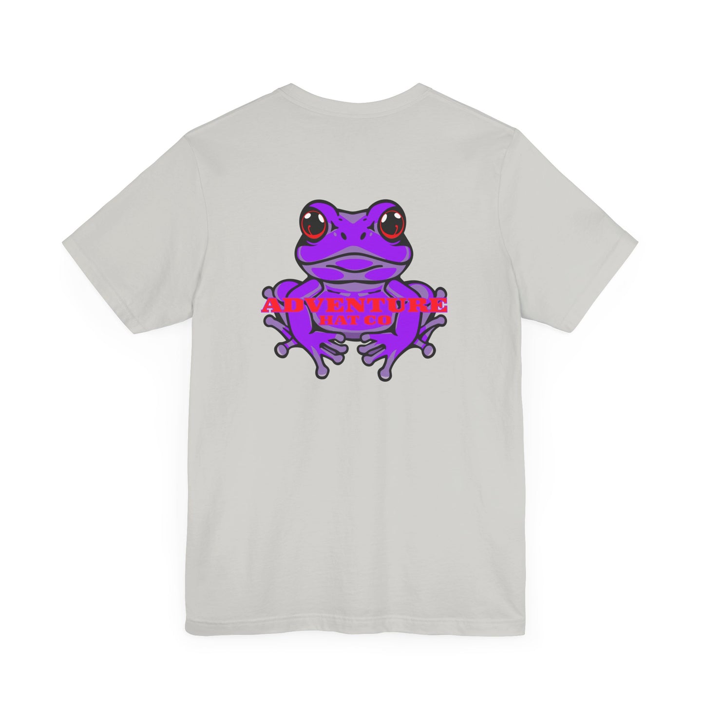 Adventure Hat Co Purple Frog Shirt Unisex Jersey Short Sleeve Tee