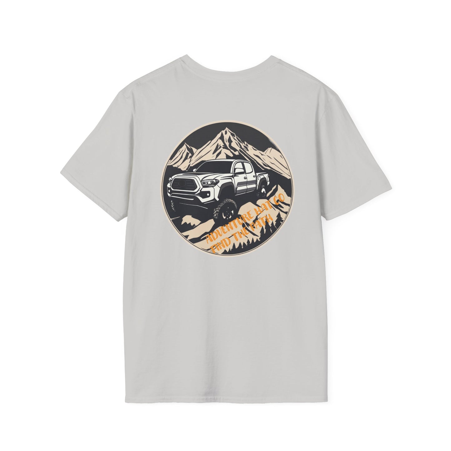 Adventure Hat Co Off-Road in the Mountains Custom Design Shirt Unisex Softstyle T-Shirt