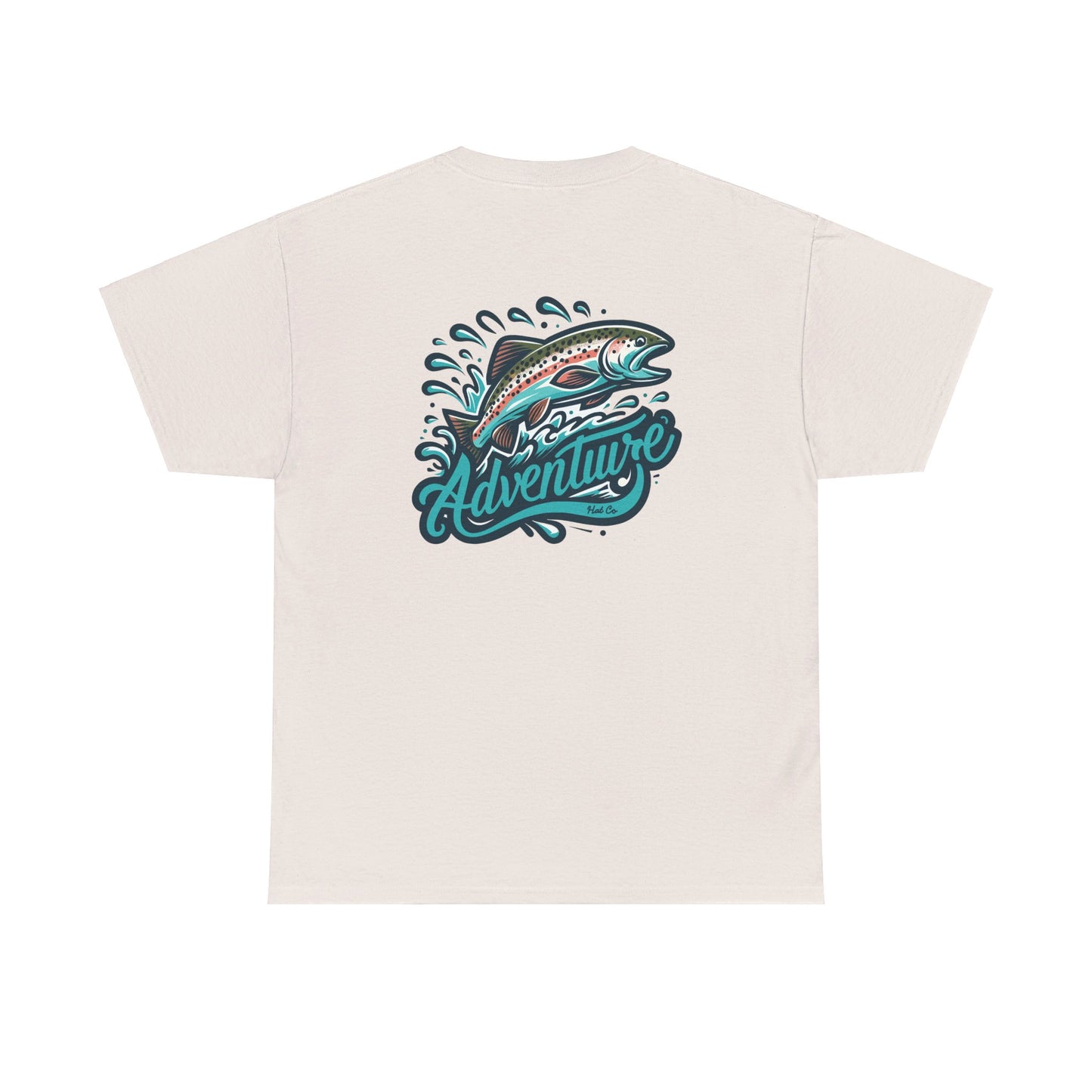 Adventure Hat Co Rainbow Trout Unisex Heavy Cotton Tee