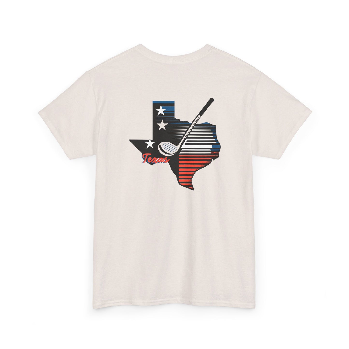 Adventure Hat Co Golf Texas T-Shirt Unisex Heavy Cotton Tee