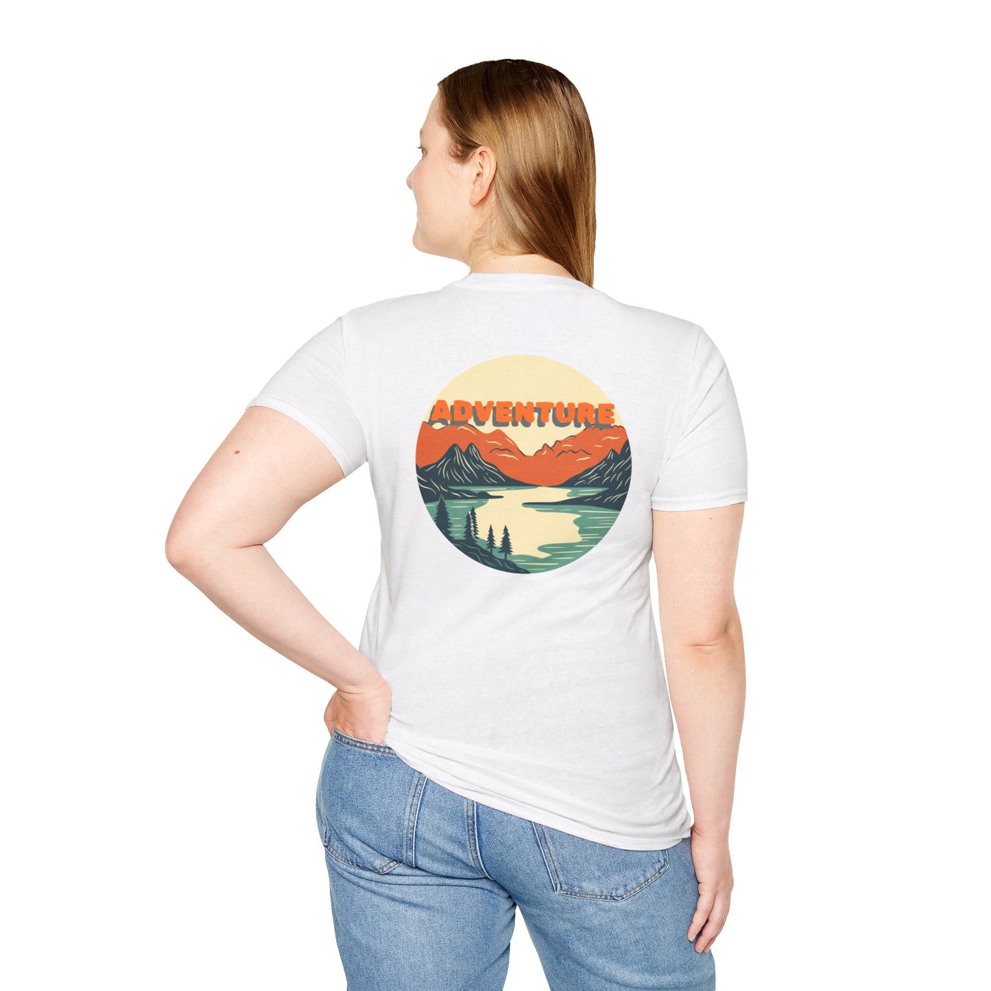 Adventure Hat Co Mountain Neutral Colors Unisex Soft style T-Shirt