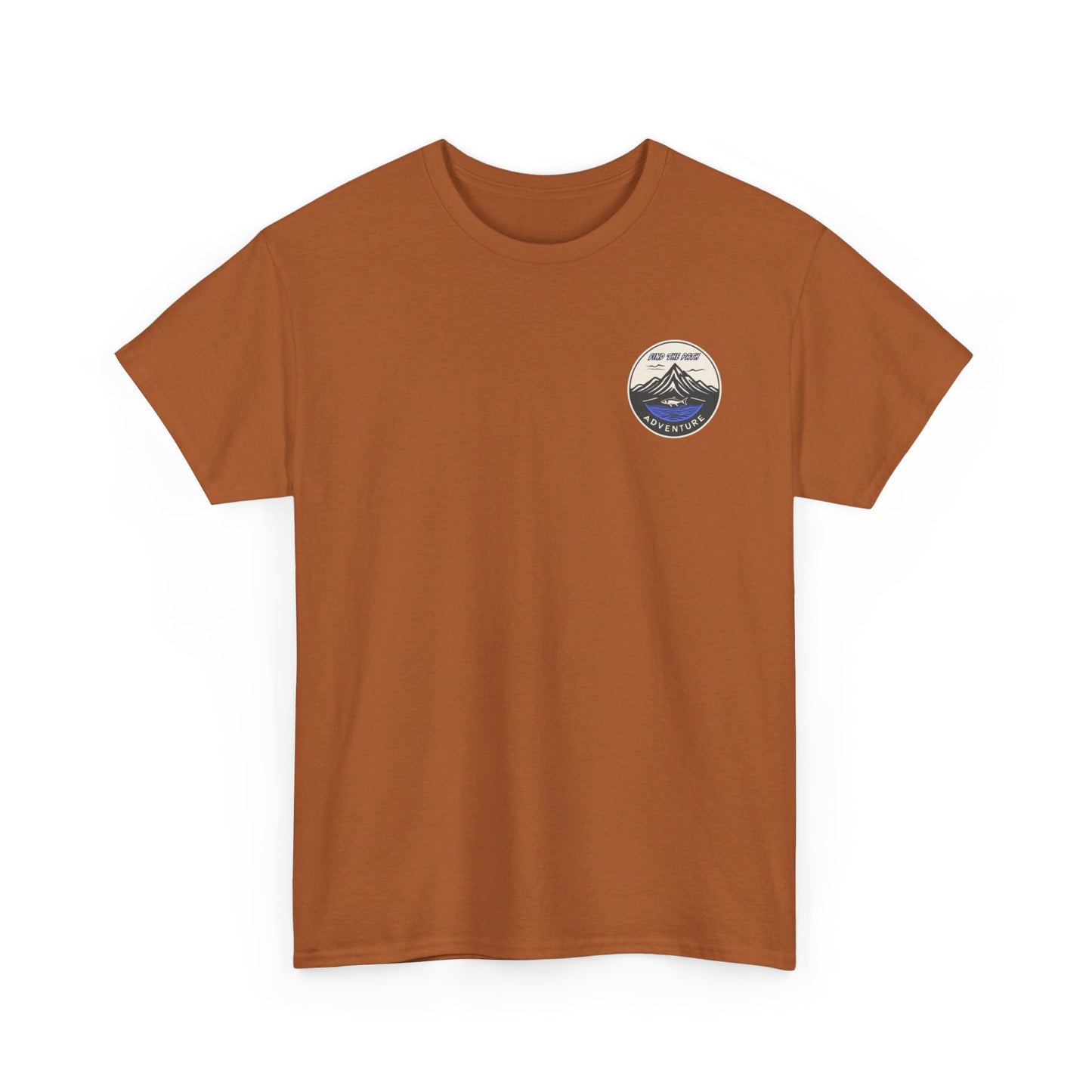 Find the Path Fish in the Mountains Unisex Heavy Cotton Tee