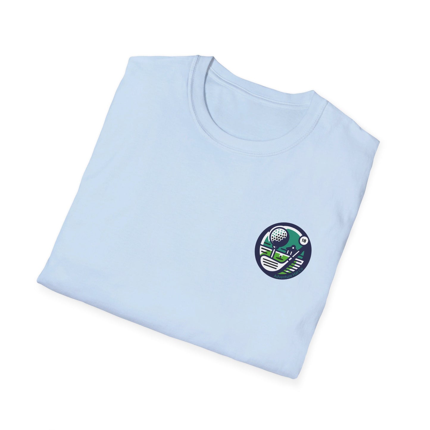 Adventure Hat Co Golf Design Unisex Softstyle T-Shirt