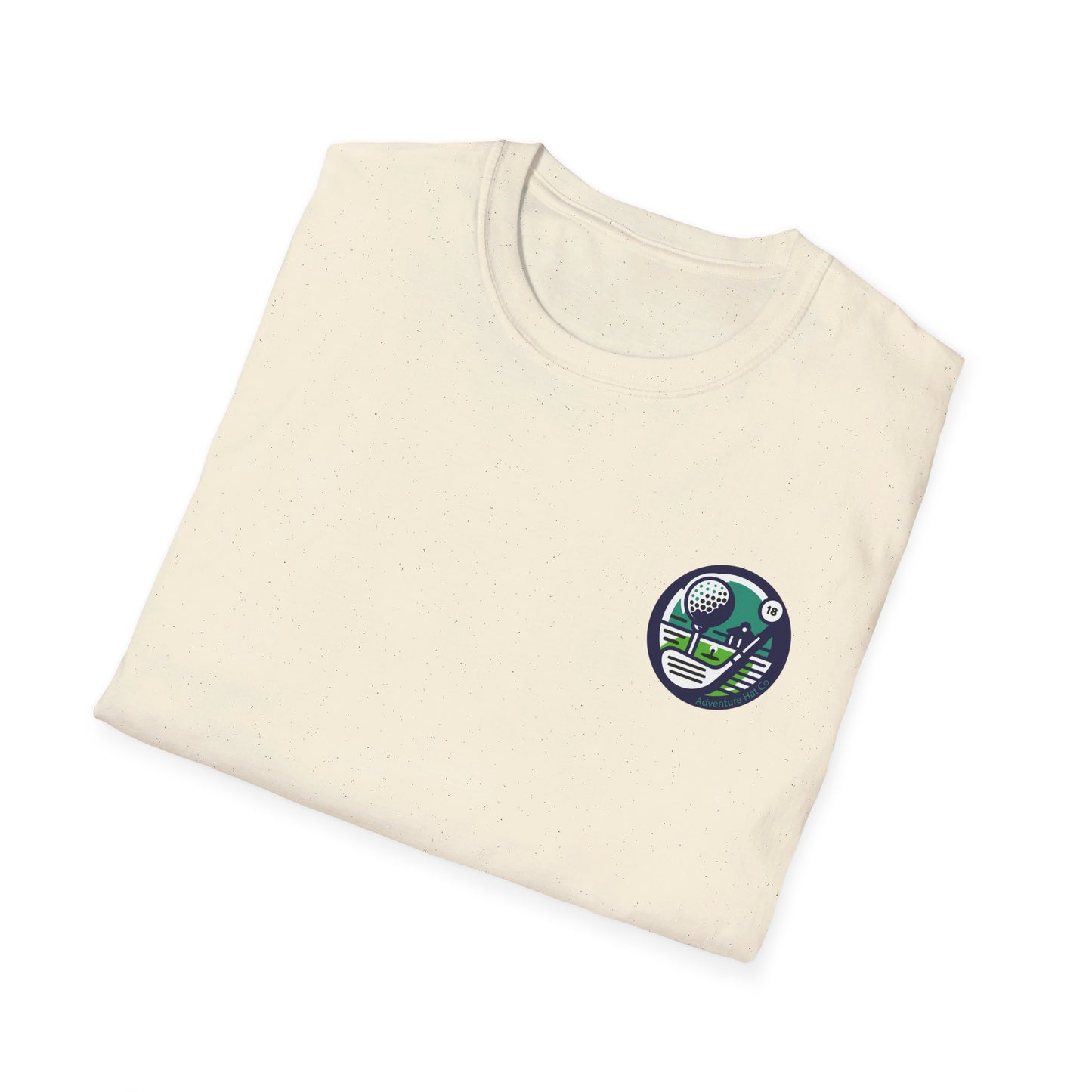 Adventure Hat Co Golf Design Unisex Softstyle T-Shirt