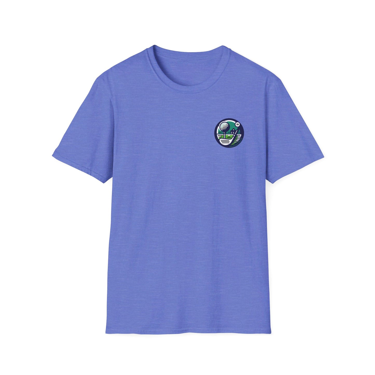 Adventure Hat Co Golf Design Unisex Softstyle T-Shirt