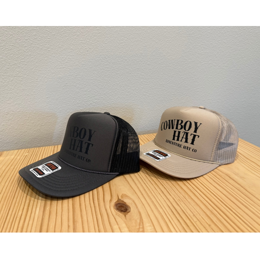 Adventure Hat Co "Cowboy Hat" Foam Trucker hat