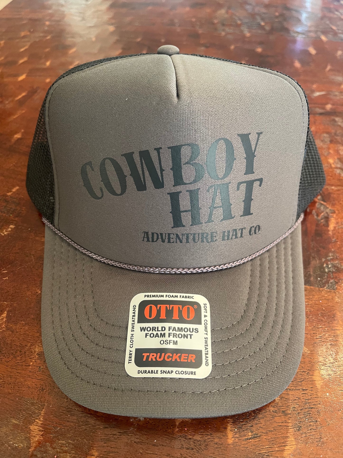 Adventure Hat Co "Cowboy Hat" Foam Trucker hat