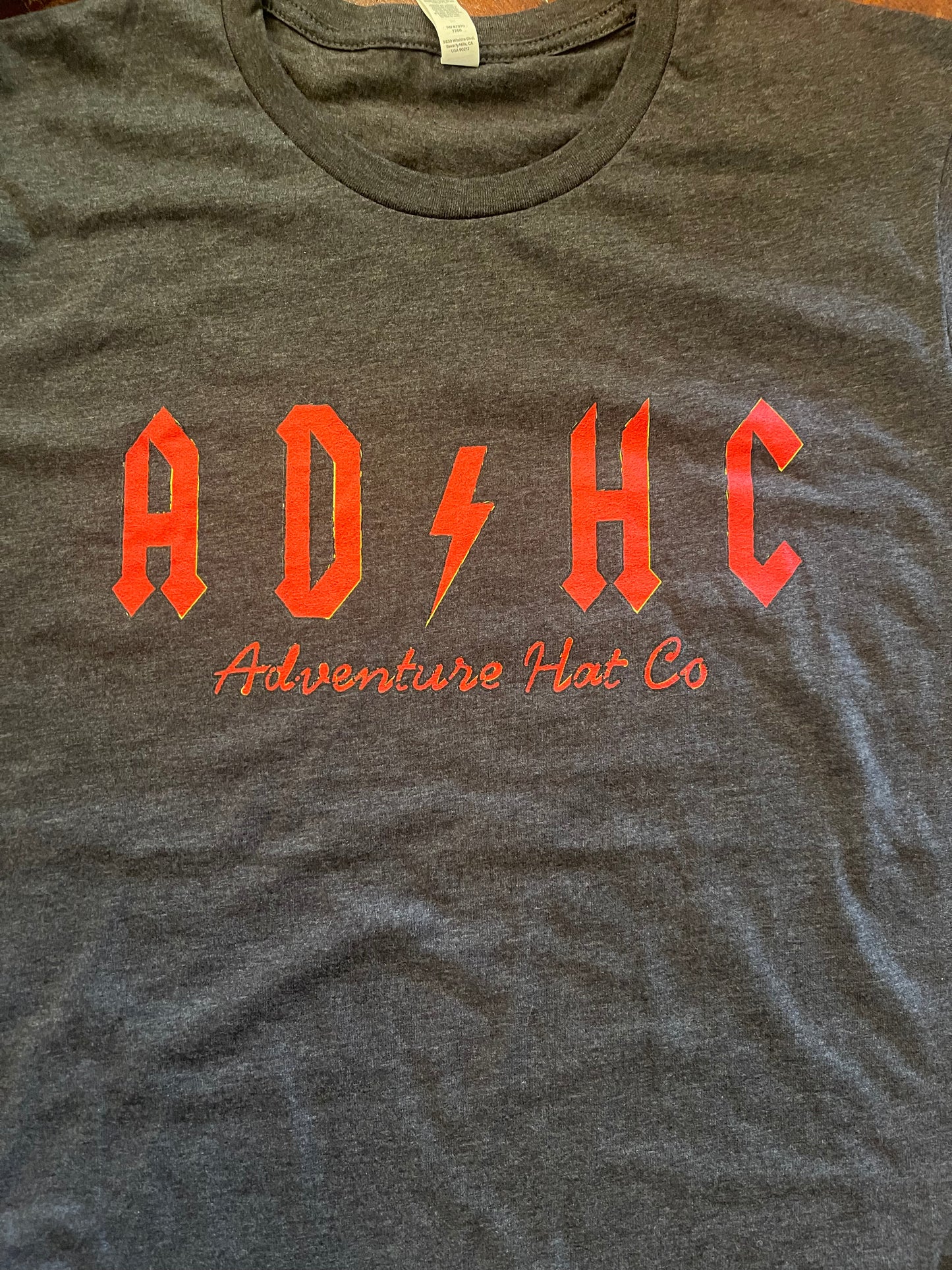 Adventure Hat Co AC/DC inspired shirt AD/HC Unisex Jersey Short Sleeve Tee